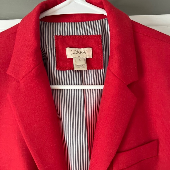 J.Crew women’s Red Blazer - Picture 2 of 3